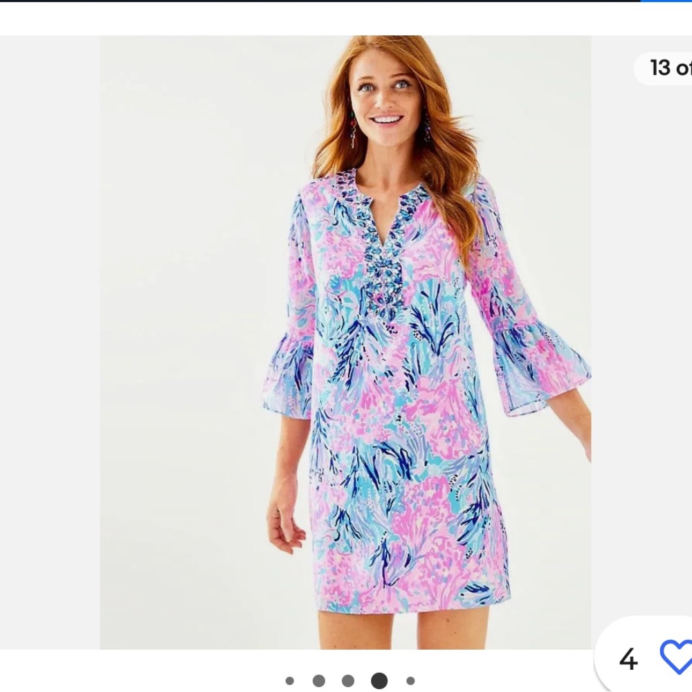 Lilly Pulitzer NWT Elenora Silk Dress